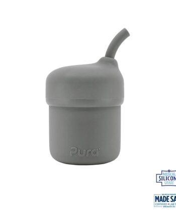 Pura    My My Straw Cup   Grey
