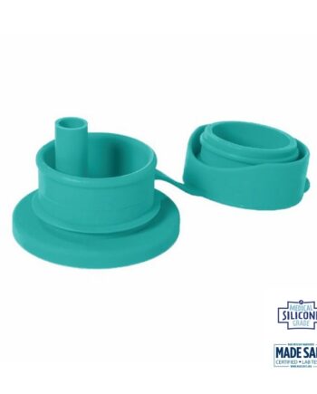 Pura    Big Mouth Silikone Låg Mint   Sport Straw