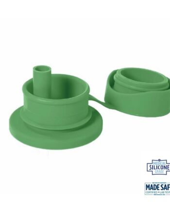 Pura    Big Mouth Silikone Låg Moss   Sport Straw