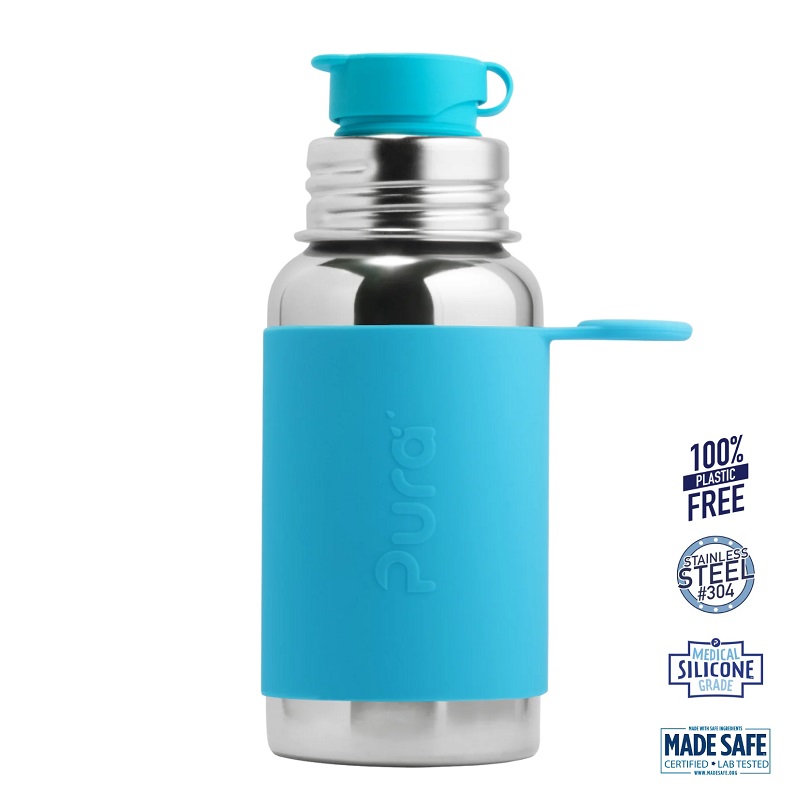 Pura Big Mouth Sportsflaske Aqua 550ml