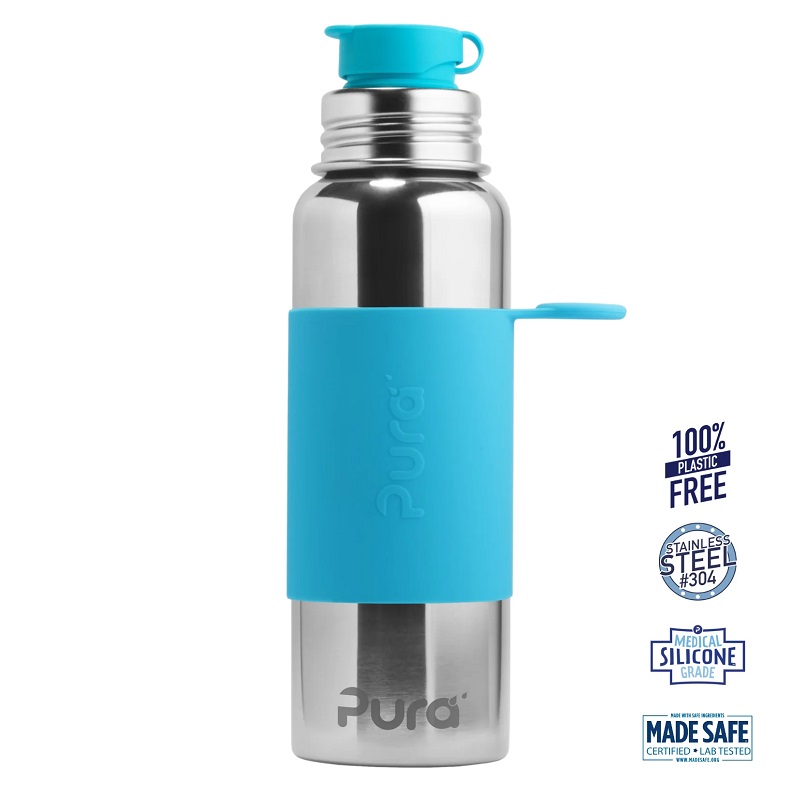 Pura Big Mouth Sportsflaske Aqua 850ml