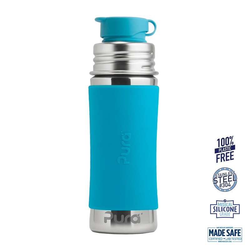Pura Big Mouth Sportsflaske Aqua 325ml