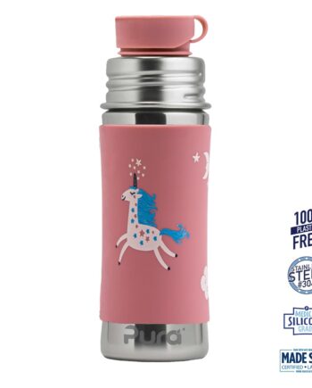 Pura    Big Mouth Sportsflaske Enhjørning 325ml