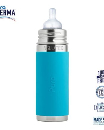 Pura    Therma Kiki Baby Sutteflaske 3  Mdr  Aqua 260ml   Medium Flow