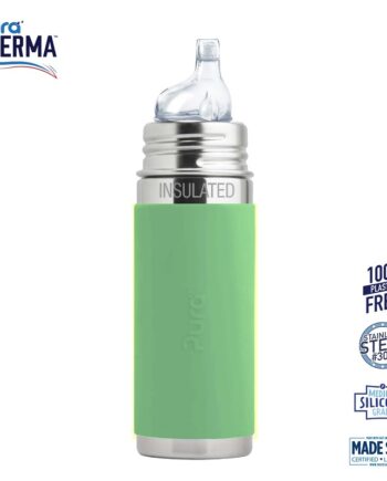 Pura    Therma Kiki Sipper Baby Sutteflaske 6  Mdr  Moss 260ml   Fast Flow