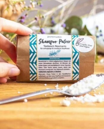 Puremetics   Diy Shampoo Pulver   Normalt Hår