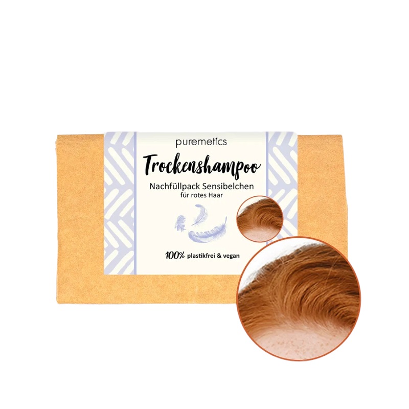 Puremetics Refill Tørshampoo Til Rødt Hår Duftfri