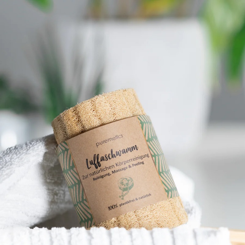 Puremetics Loofah Massage Og Peeling Svamp Stor