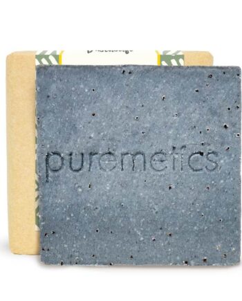 Puremetics   Peeling Sæbebar Med Oliven   Valmuefrø