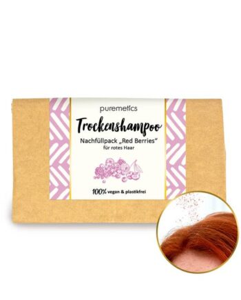 Puremetics   Refill Tørshampoo Røde Bær Til Rødt Hår