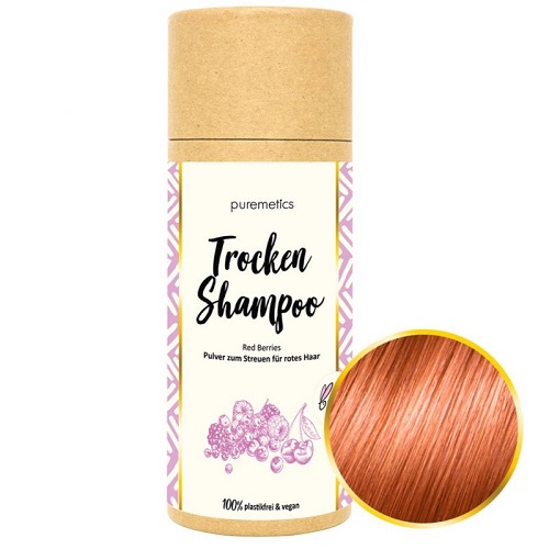 Puremetics Tørshampoo Til Rødt Hår Med Duft Af Røde Bær