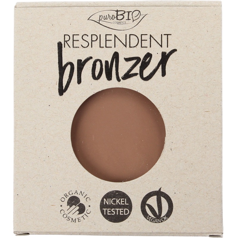 Purobio Cosmetics Bronzer Matte Finish Beige Brown 03 Refill