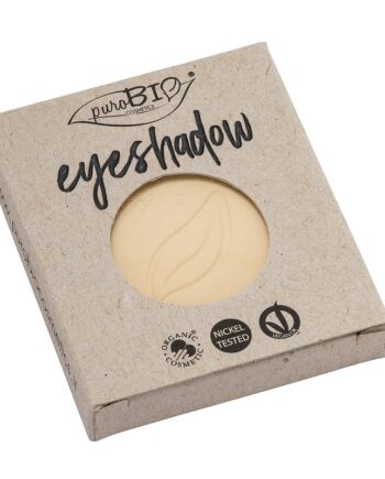 Purobio Cosmetics   Compact Eyeshadow Yellow Banana 011   Refill