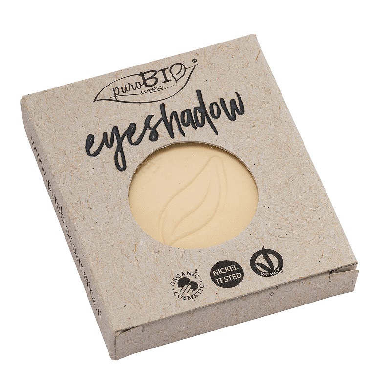 Purobio Cosmetics Compact Eyeshadow Yellow Banana 011 Refill