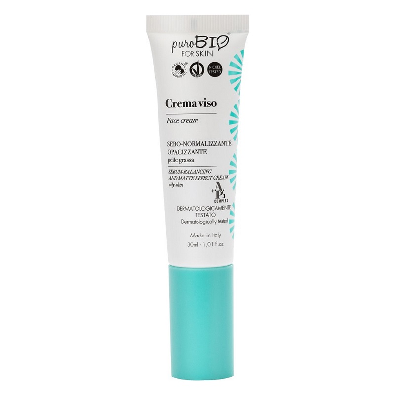 Purobio For Skin Face Cream Fedtet Hud