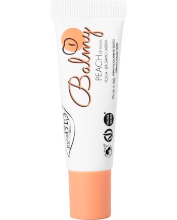 Purobio Cosmetics   Balmy Lip Balm   Peach