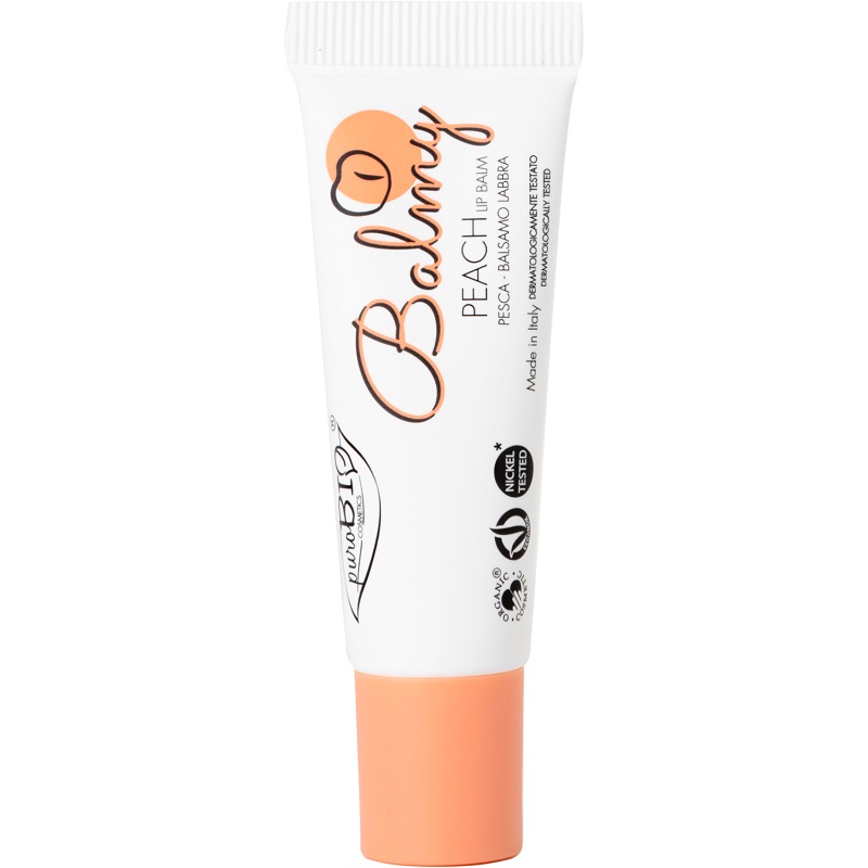 Purobio Cosmetics Balmy Lip Balm Peach