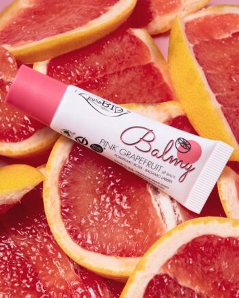 Purobio Cosmetics   Balmy Lip Balm   Pink Grapefruit
