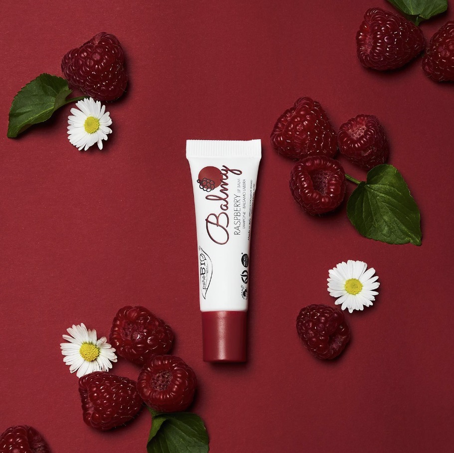 Purobio Cosmetics Balmy Lip Balm Raspberry