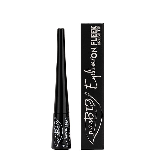 Purobio Cosmetics Flydende Eyeliner Med Brush Tip Sort