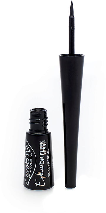Purobio Cosmetics Flydende Eyeliner Med Felt Tip Sort