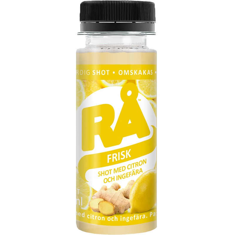 Rå Citron Ingefær Shot 65ml