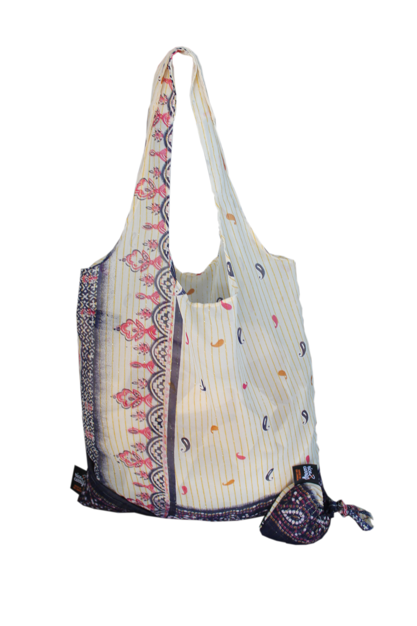 Rice Carry Furoshiki Folde Pose