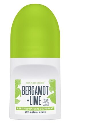Schmidt S Naturals   Roll On Deodorant Bergamot   Lime