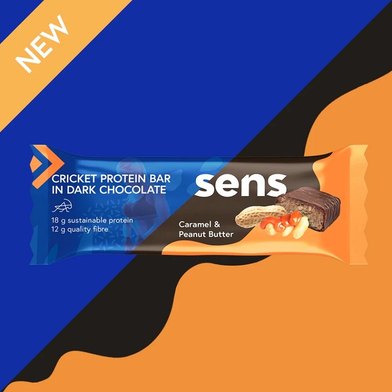 Sens Cricket Protein Bar Dark Chocolate Caramel Peanut Butter
