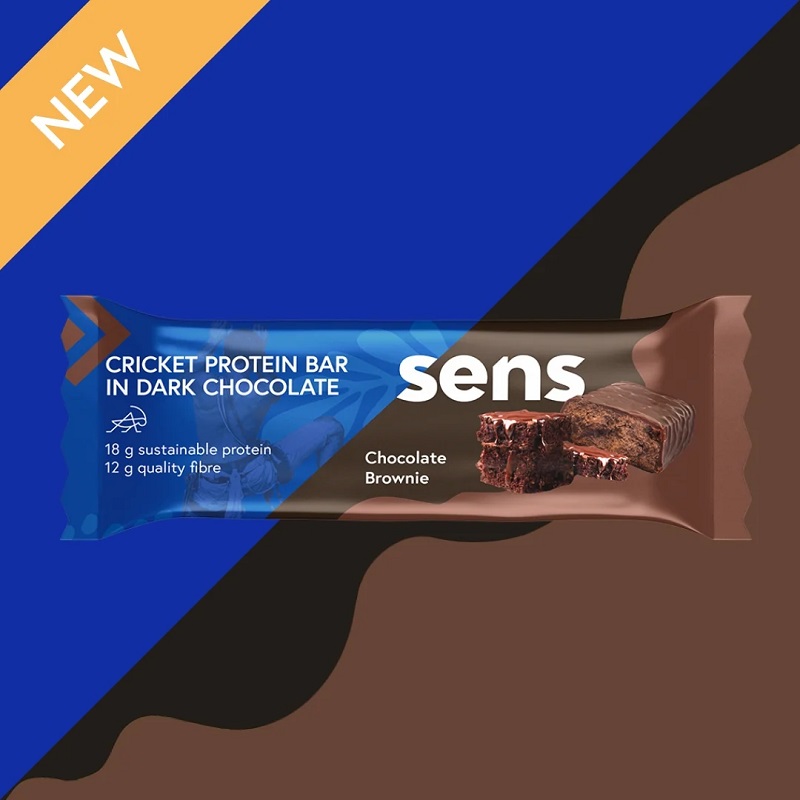 Sens Cricket Protein Bar Dark Chocolate Chocolate Brownie
