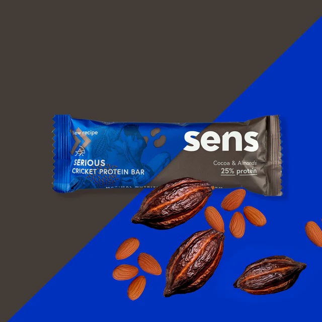 Sens Cricket Protein Bar Bitter Cacao Sesame