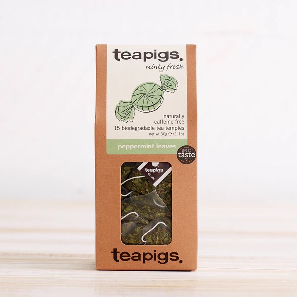 Teapigs Organic Peppermint Leaves Tea Minty Fresh
