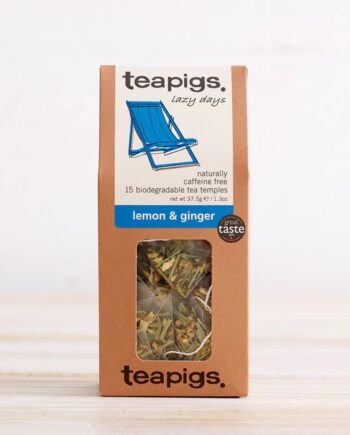 Teapigs   Organic Lemon   Ginger Tea   Lazy Days