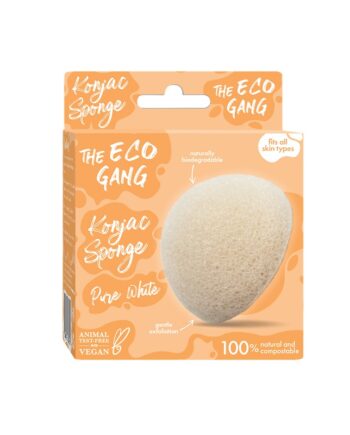 The Eco Gang   Konjac Sponge   Pure White