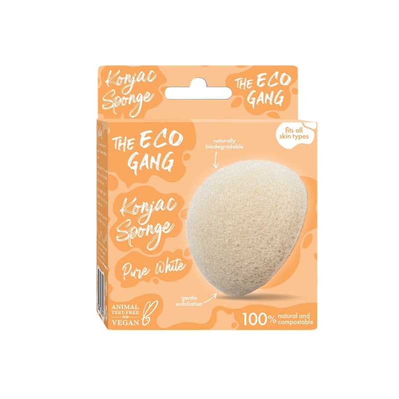 The Eco Gang Konjac Sponge Pure White