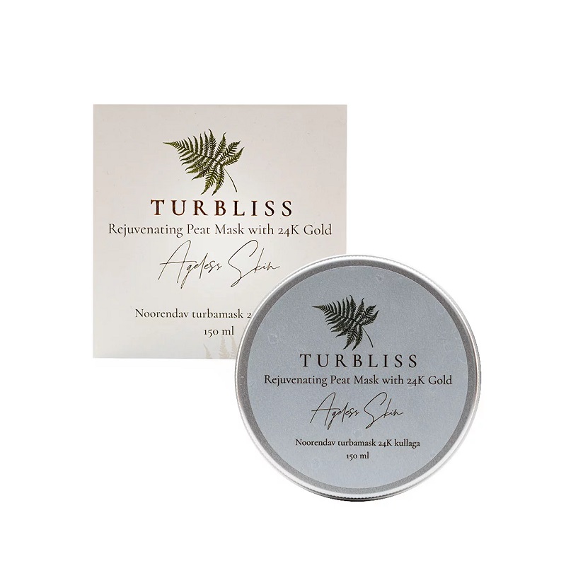 Turbliss Bioaktiv Tørve Maske Med 24k Guld 150ml