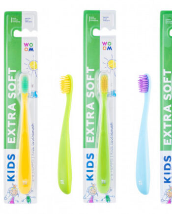 Woom   Kids Tandbørste Extra Soft 2 6 år