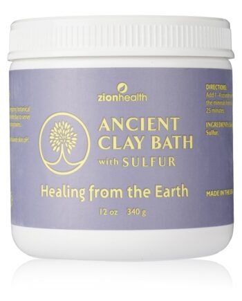 Zionhealth   Ancient Clay   Sulfur Bath Powder