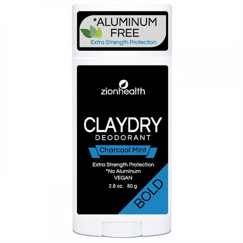 Zionhealth Bio Claydry Deodorant Charcoal Mint