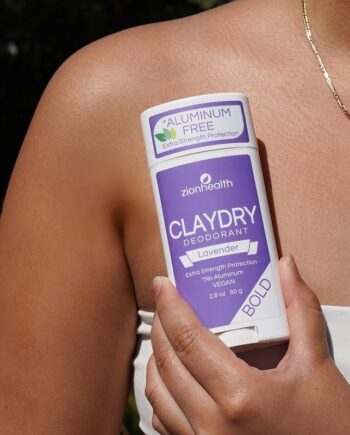Zionhealth   Bio Claydry Deodorant   Lavender