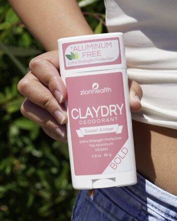 Zionhealth   Bio Claydry Deodorant   Sweet Amber
