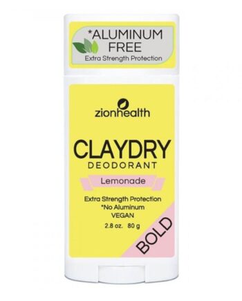 Zionhealth   Bio Claydry Deodorant   Lemonade