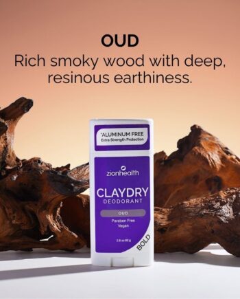 Zionhealth   Bio Claydry Deodorant   Oud