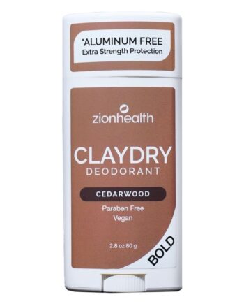 Zionhealth   Bio Claydry Deodorant   Cedarwood