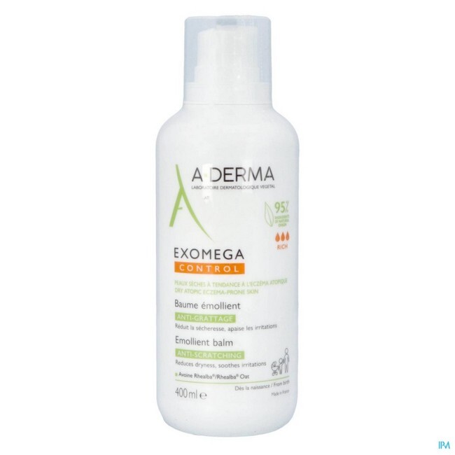 A Derma Exomega Control Emollient Balm 400 Ml