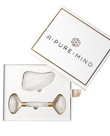 A Pure Mind   Repair Gaveæske Bjerg Krystal Ansigtsrulle Og Gua Sha