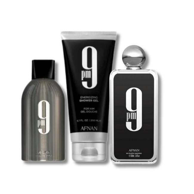 Afnan Perfumes 9 Pm For Men Eau De Parfum Gaveæske