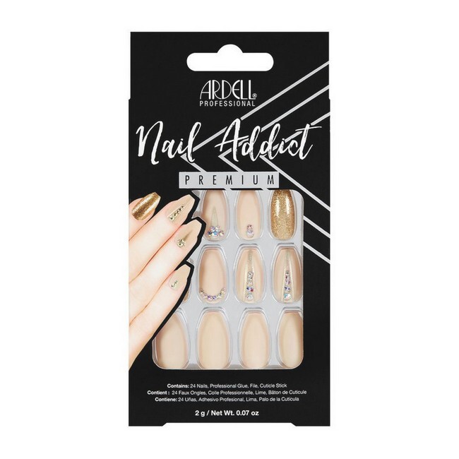 Ardell Nail Addict Nude Jeweled