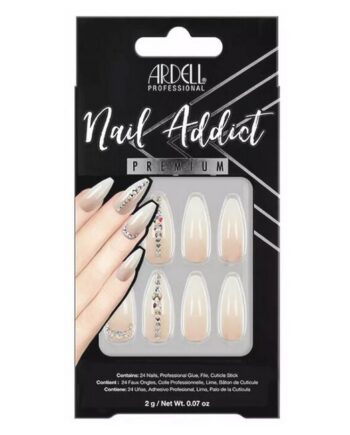 Ardell   Nail Addict Nude Light Crystals