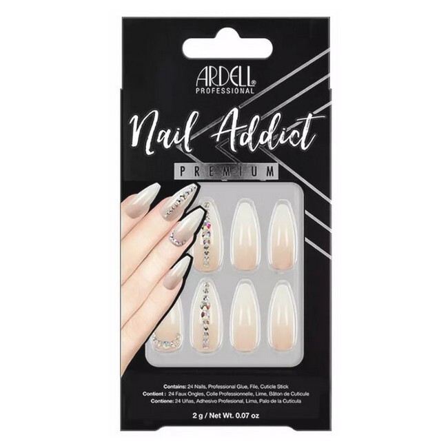 Ardell Nail Addict Nude Light Crystals